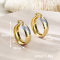 Copper Material Graceful Personality Simple Earrings - Norellé