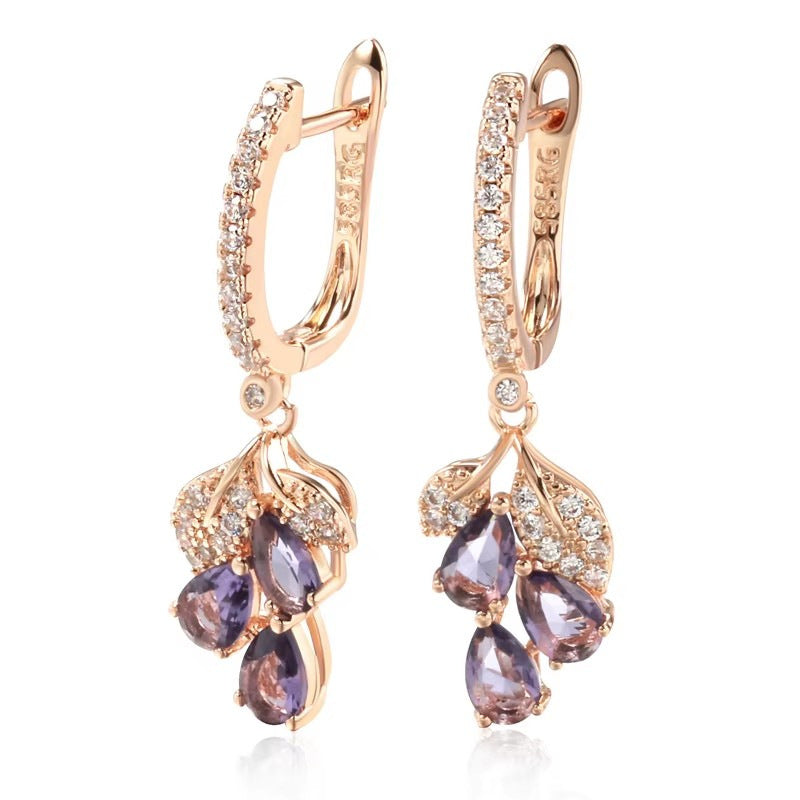 Rose Gold Fashion Trending Popular Daily Wear Women's Earrings Accessories - Norellé