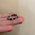 Niche High-grade Retro Drip Glazed Butterfly Ring All-matching Graceful - Norellé