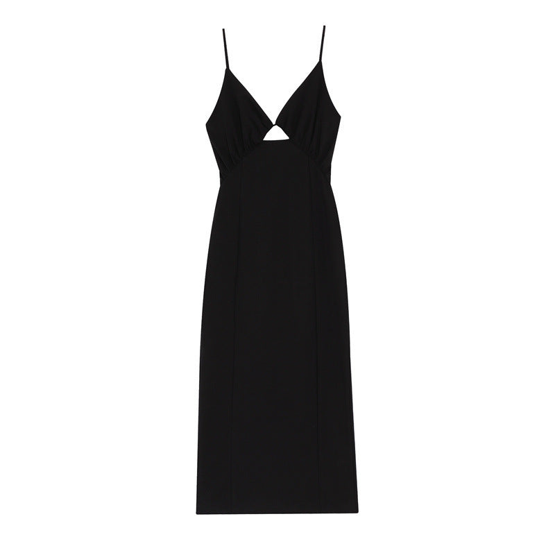 Hollow Decoration Mini Dress - Norellé