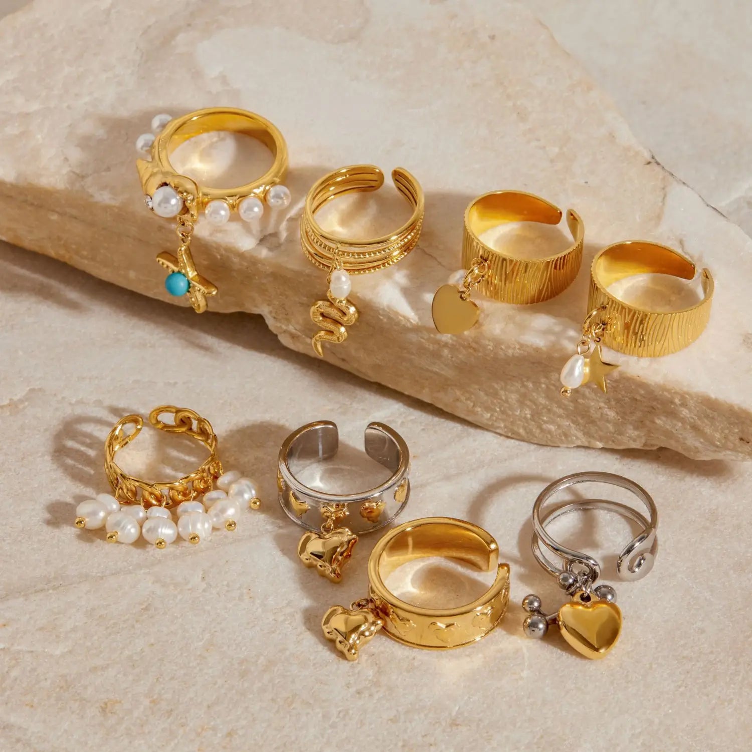 Stainless Steel Pendant Ring Titanium No Fading