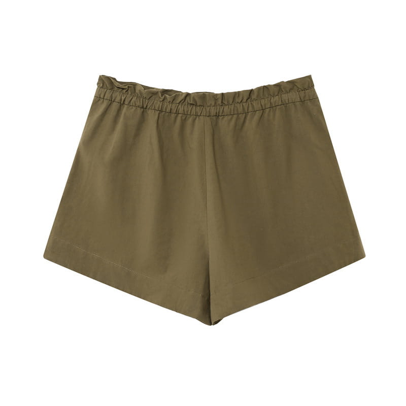 Pocket Decoration Short Shirt Leisure Skirt