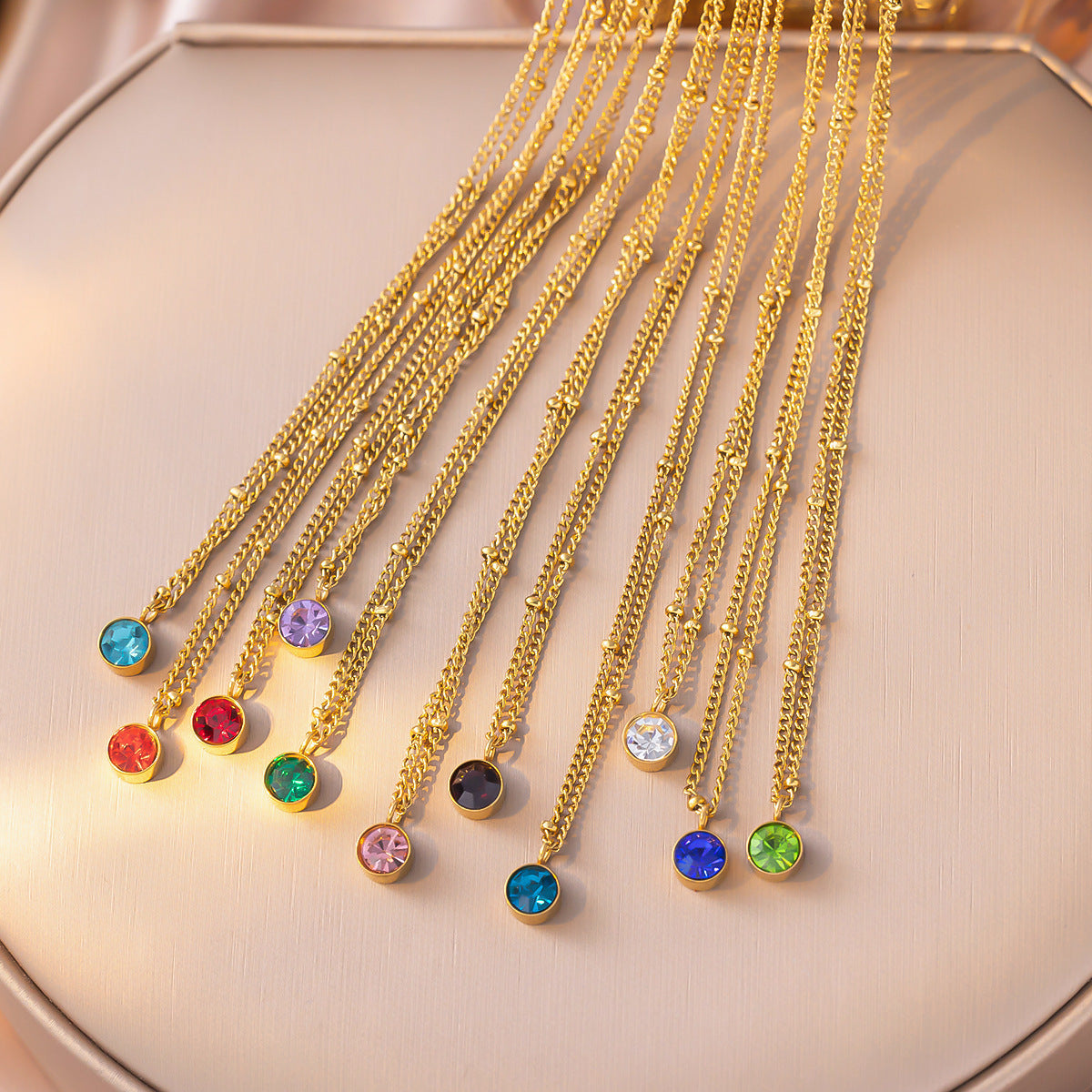December Titanium Steel Necklace - Norellé