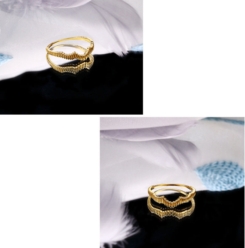 Versatility Personality Irregular Plain Ring - Norellé