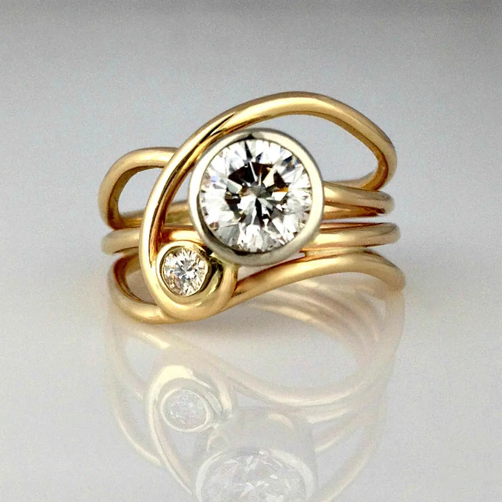 Irregular Lines Multilayer Ring Women - Norellé