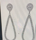 Exaggerated Rhinestone Geometric Earrings For Women - Norellé