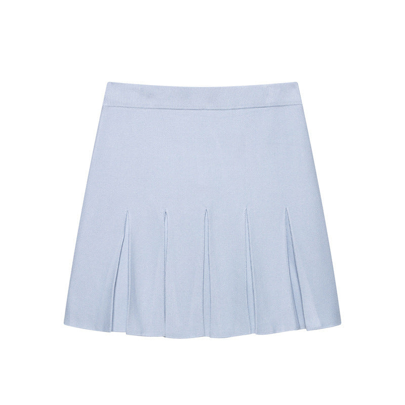 Jewelry Knitted Top Knitted Mini Skirt - Norellé