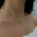 Encrypting Smooth NK Chain Necklace - Norellé