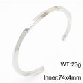Twisted Ring Square Twisted Stainless Steel Bracelet - Norellé