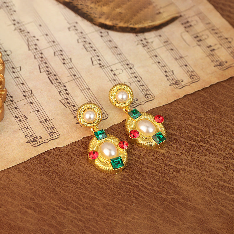 Court Style French Style Middle-ancient Earrings - Norellé