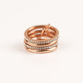 2mm Women’s Gold Stackable Ring - Rose / 6 Yards - electronic accessories