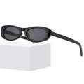 2pcs Cat Eye Narrow Frame Sunglasses Women