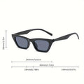 2pcs Vintage Cat Eye Sunglasses Women