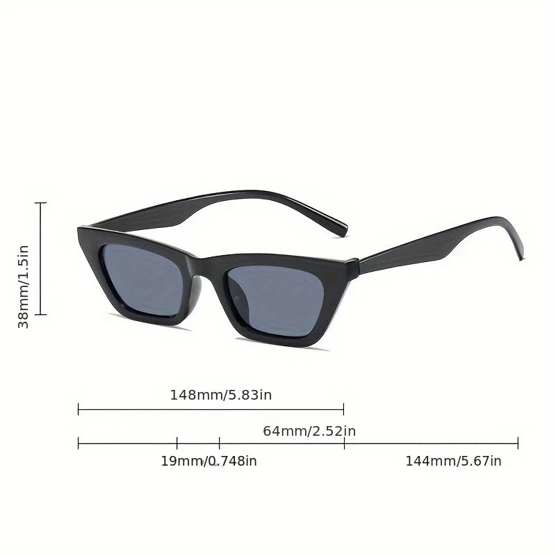 2pcs Vintage Cat Eye Sunglasses Women