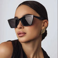 2pcs Vintage Cat Eye Sunglasses Women