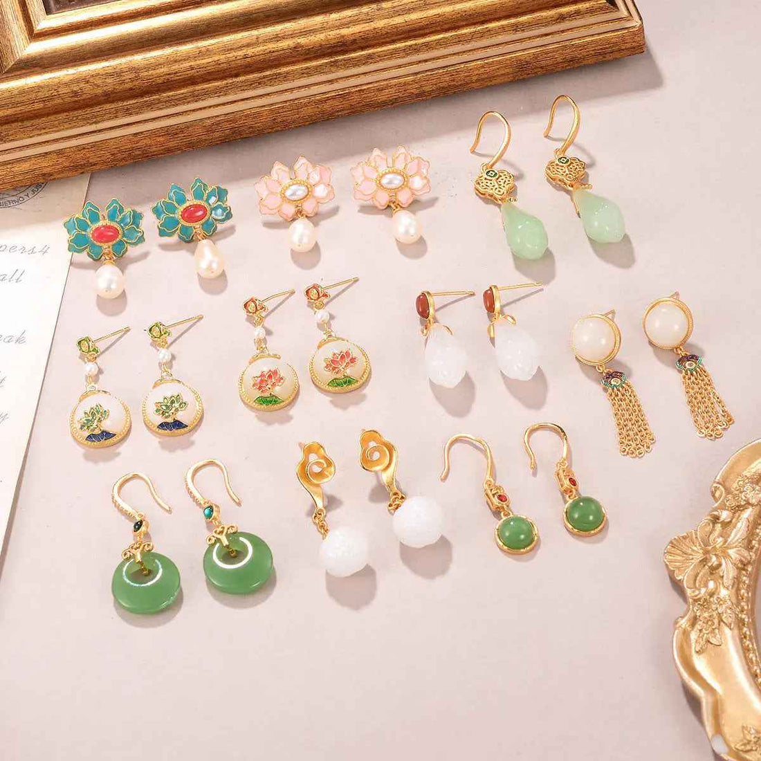New Tassel Earrings Flower Earrings - Norellé