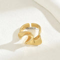 Index Finger Electroplating Adjustable All-Match Ring - Norellé