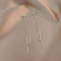High-grade Pearl Vintage Tassel Earrings - Norellé