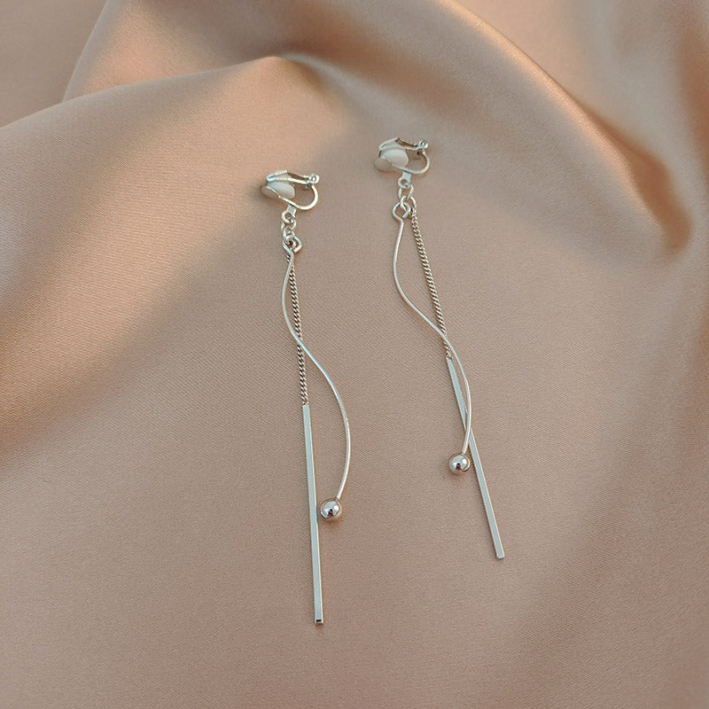 High-grade Pearl Vintage Tassel Earrings - Norellé