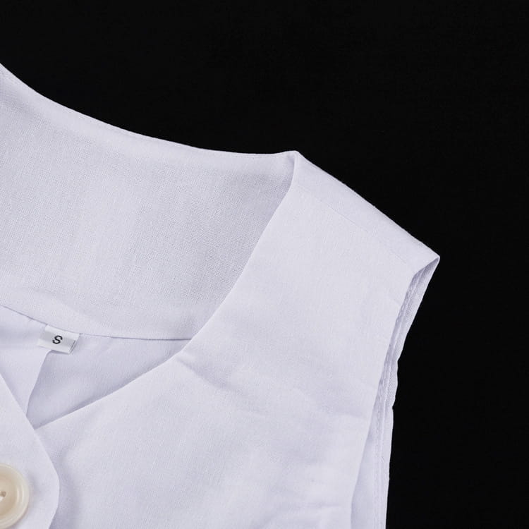 Cotton Vest Bud Skirt Two-piece Set