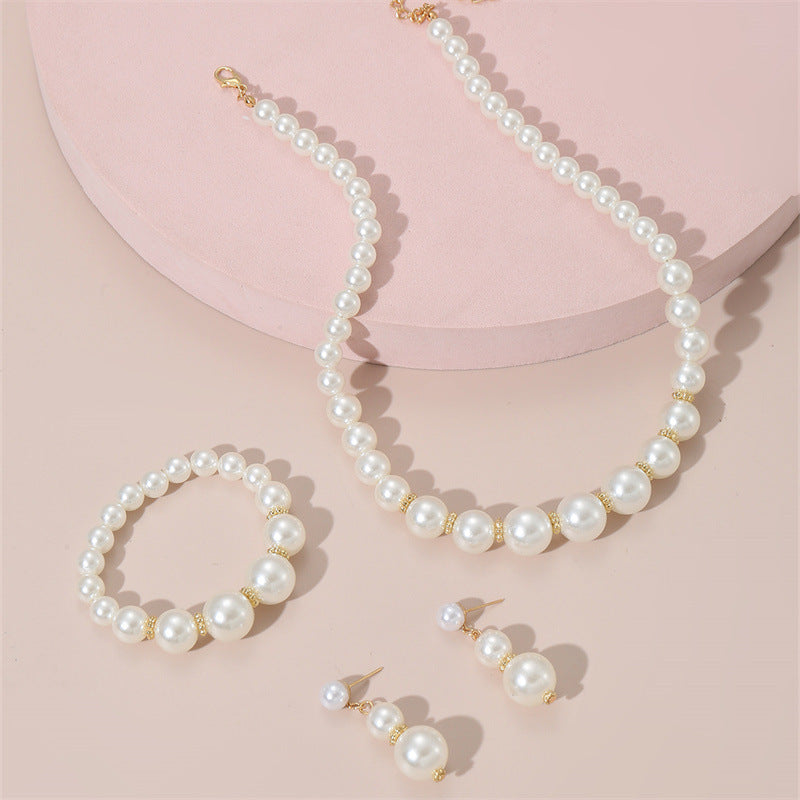 Children's Clavicle Necklace Earring Bracelet Suit - Norellé