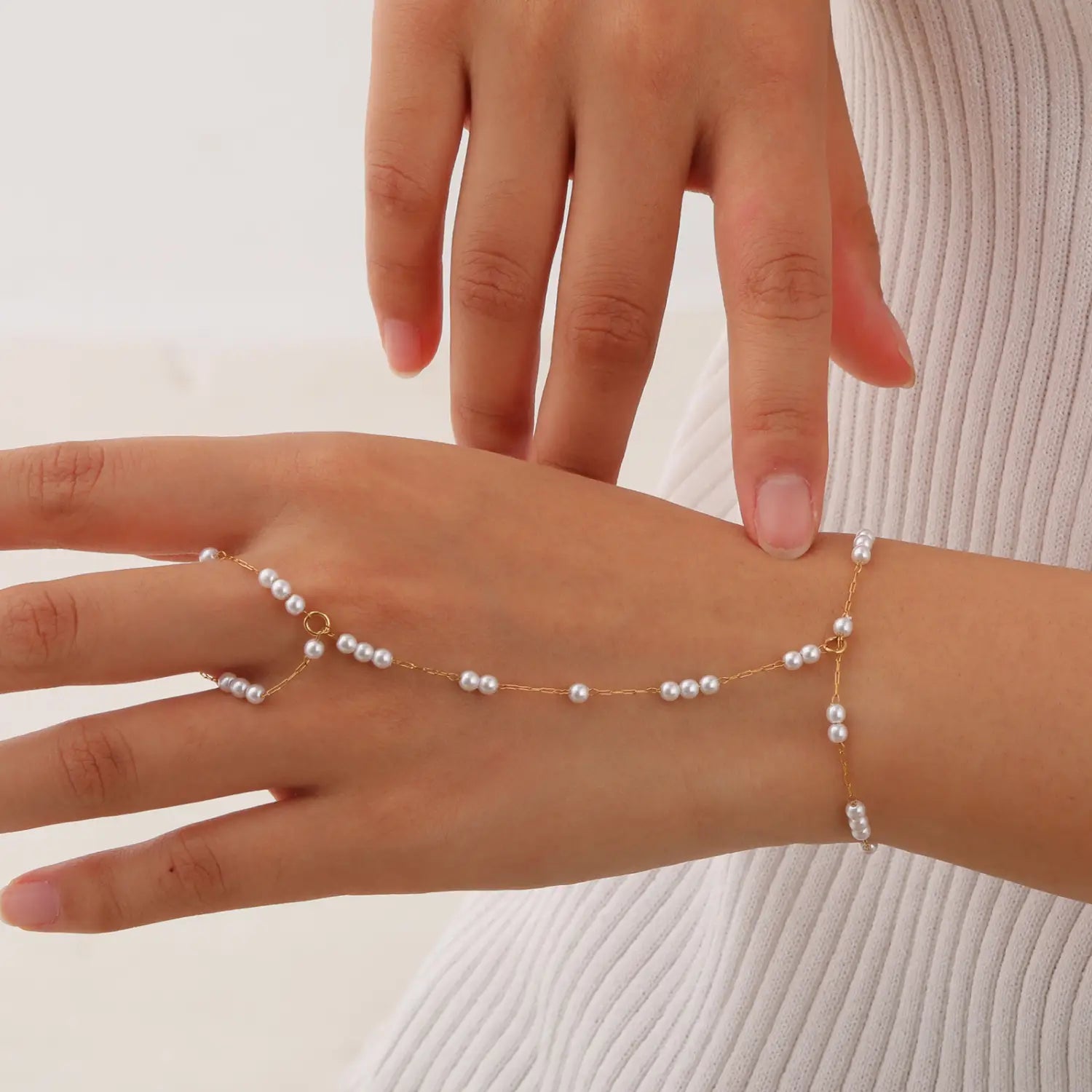 Stainless Steel Hand Support Chain Snake Double Layer Twin