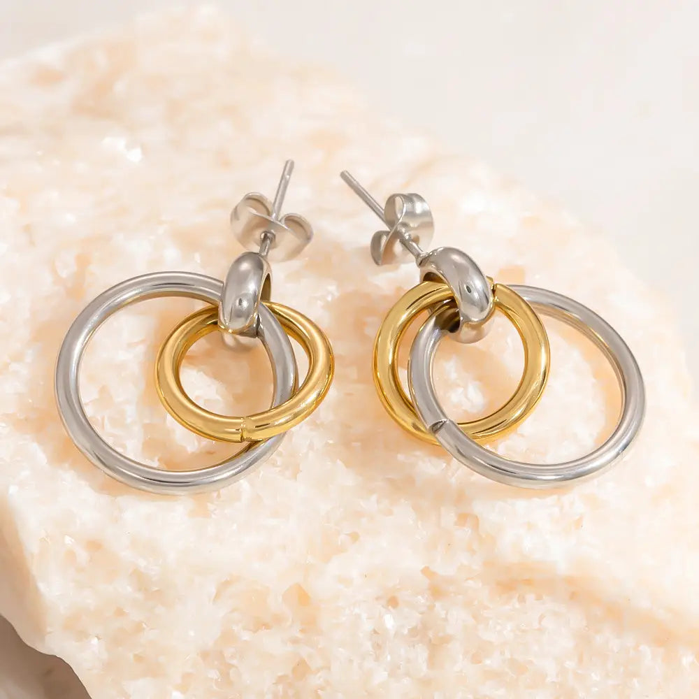 Titanium Steel Ear Studs Female