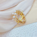 Starry Sky Winding Tourmaline Pearl Ring - Norellé