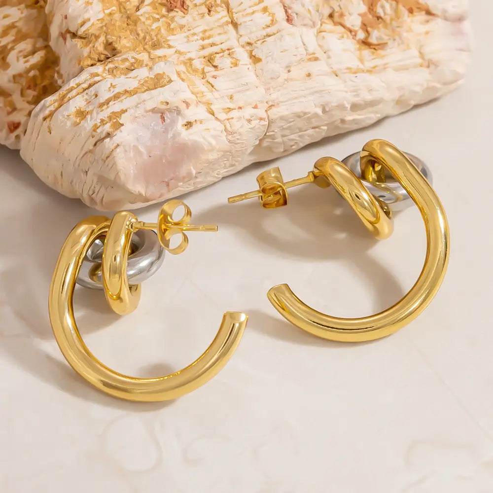 Titanium Steel Ear Studs Female