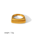 Women's 18K Gold Stainless Steel Ring - Norellé