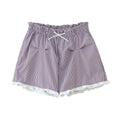 Retro Plaid Shirt Shorts Suit - Norellé