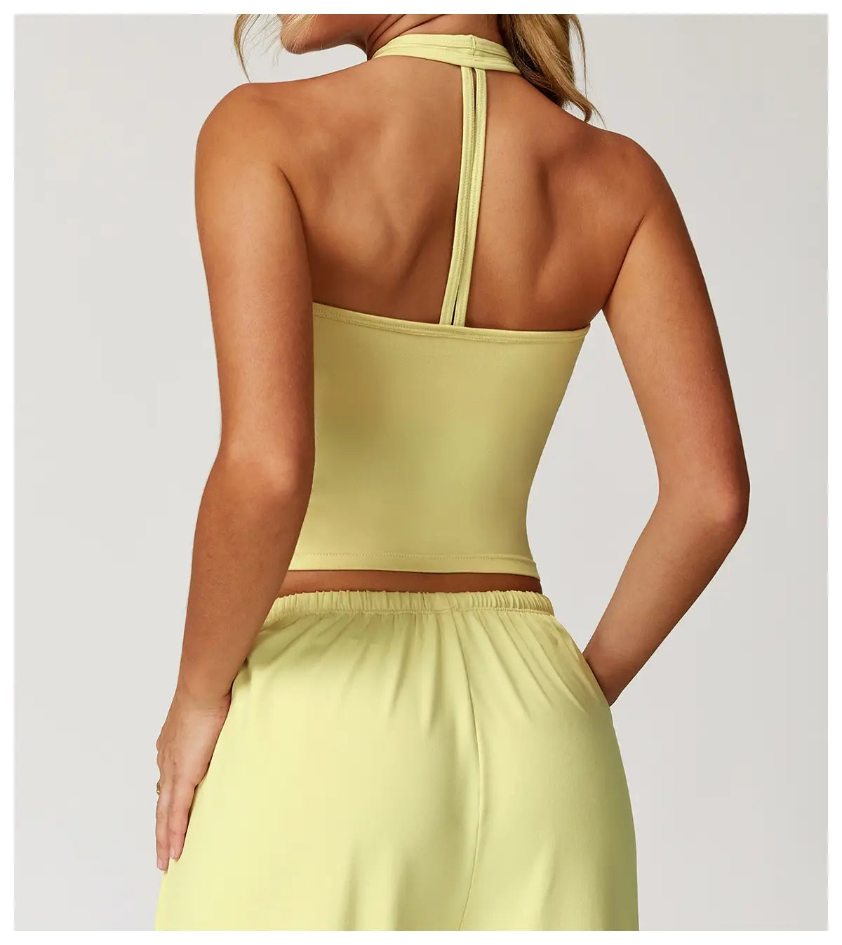 Brushed Yoga Vest V-shaped Tight Beauty Back Exercise