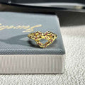 French Rose Zircon Light Luxury High-grade Ring - Norellé