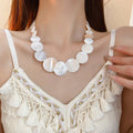 Shell Necklace Vacation Style Simple Fashion Lock All-match Jewelry - Norellé
