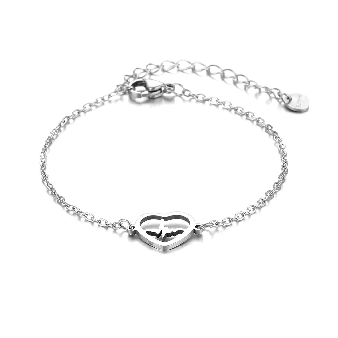 Women's Heart-shaped ECG Bracelet Versatile Hand Jewelry - Norellé