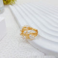 Starry Sky Winding Tourmaline Pearl Ring - Norellé