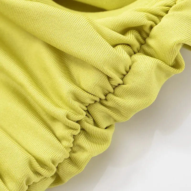 Women’s V-neck Pleated Backless Camisole