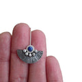 Ethnic Style Retro Semicircle Fan-shaped Metal Alloy Earrings - Norellé