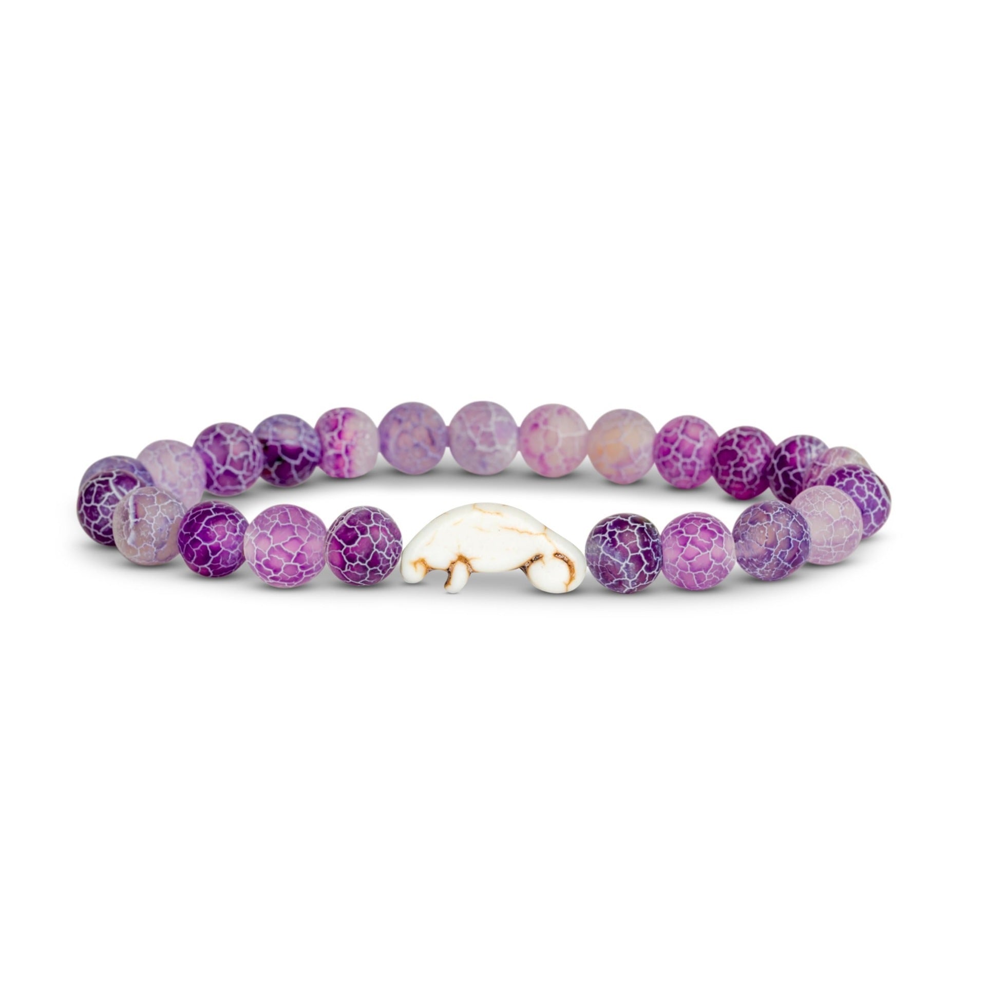 8mm Natural Stone Manatee Amazonite Bracelet - Norellé