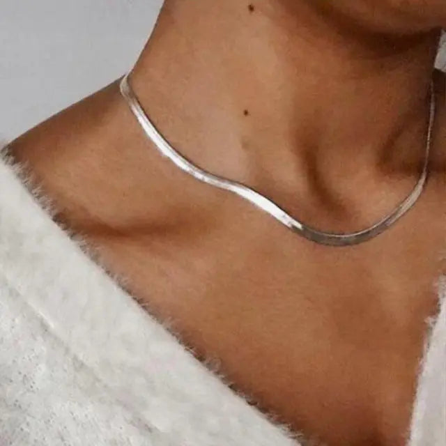 Multilayer Trend Elegant Jewelry Long Snake Chain Crystal - Norellé