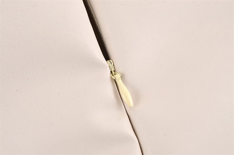 Fashion Slim Coated Fabric High Waist Mini Skirt