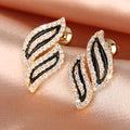 Elegant Leaf Earrings Fashion Earrings - Norellé