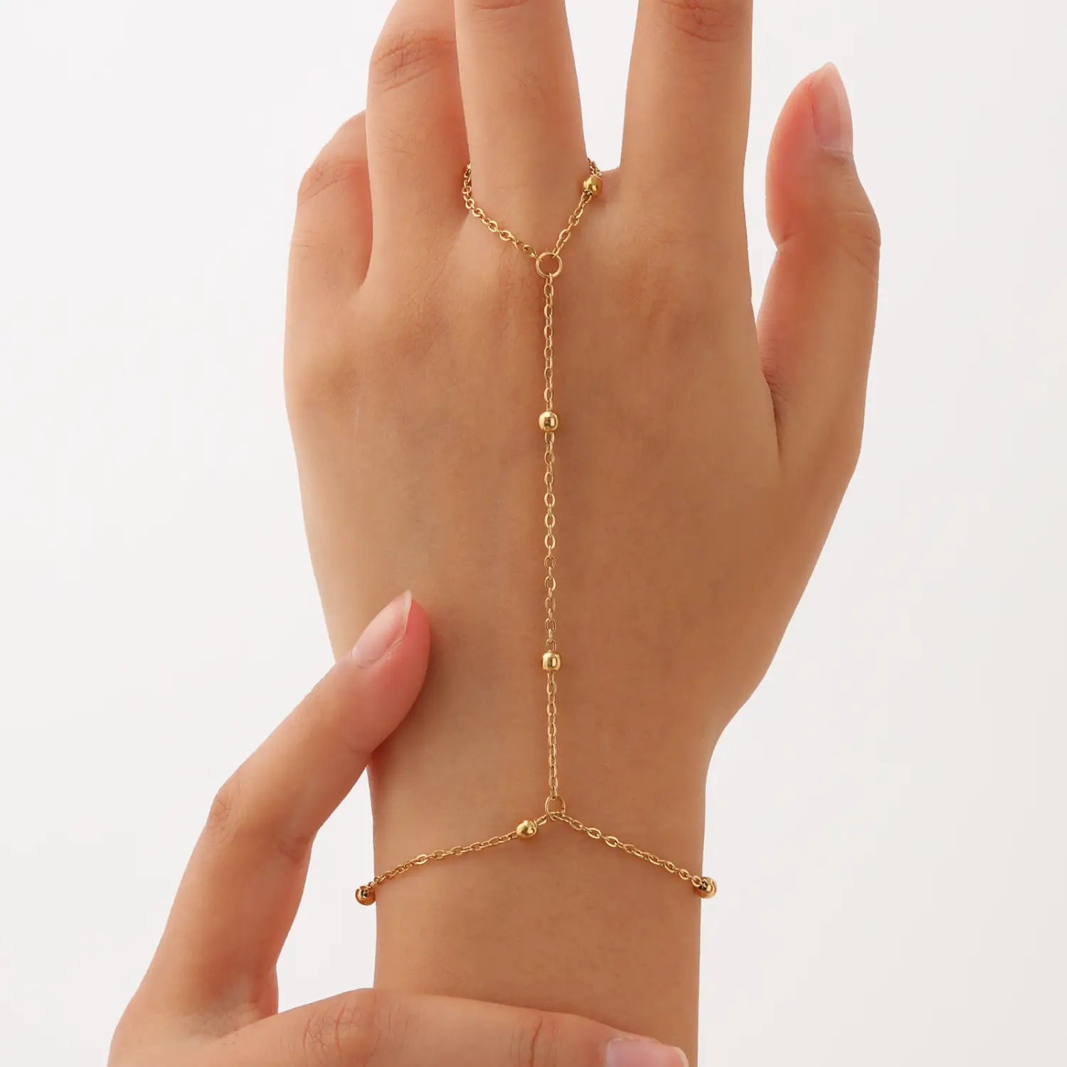 Stainless Steel Hand Support Chain Snake Double Layer Twin