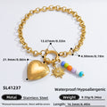 New Stainless Steel 18K Gold Sun Shell Pendant Necklace - Norellé