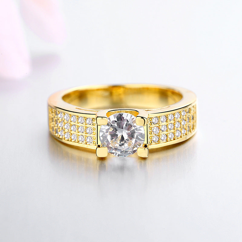 High-grade Plated 18K Four-claw Ring - Norellé