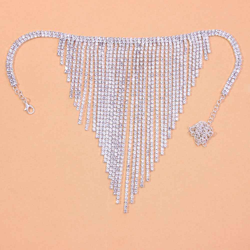 Double Row Necklace Symmetrical Alloy Necklace Necklace - Norellé