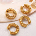 Women's Simple All-match Retro Irregular Circles Metal Earrings - Norellé