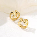 Women's Adjustable Alloy Geometric Hollow Ring - Norellé