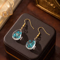 Drop-shaped Transparent Dream Glass Ball Earrings - Norellé