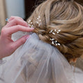 3Pcs Bridal Tiaras U-shaped Hairpin